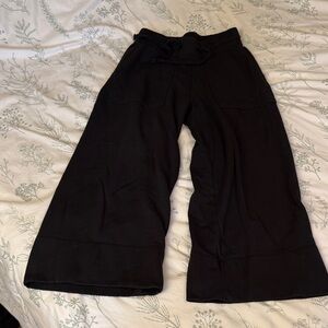 Quince Black Wide Leg Pants